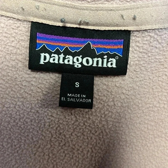 Women's Patagonia 1/4 zip size small fleece pullover ROSE PINK‎ y2k streetwear - Picture 4 of 8